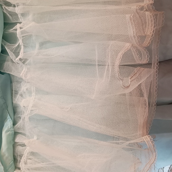 Gunne Sax Vintage Southern Belle Light Blue Prom Dress Size Jr 7 - Picture 9 of 15